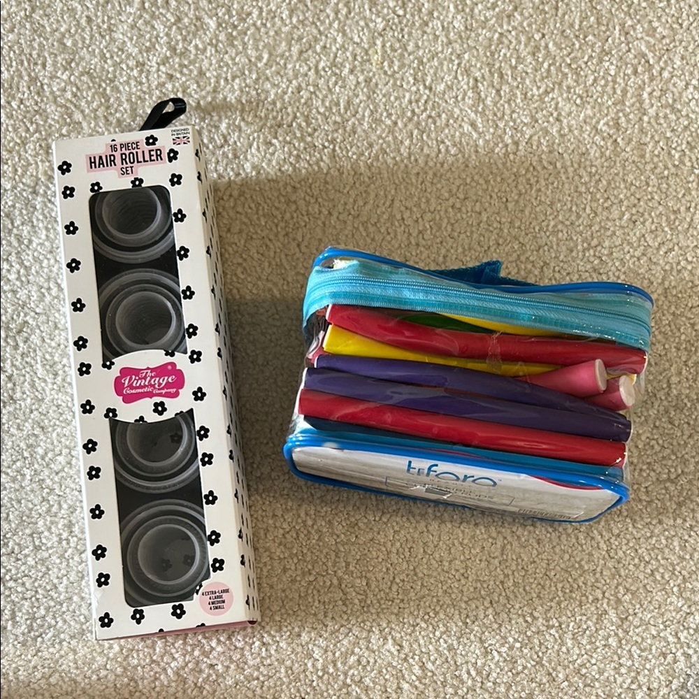Hair Roller Set & Flexible Curling Rods